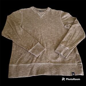 The North Face Crewneck Men Small Beige Sweater Pullover Camping Hiking Outdoor